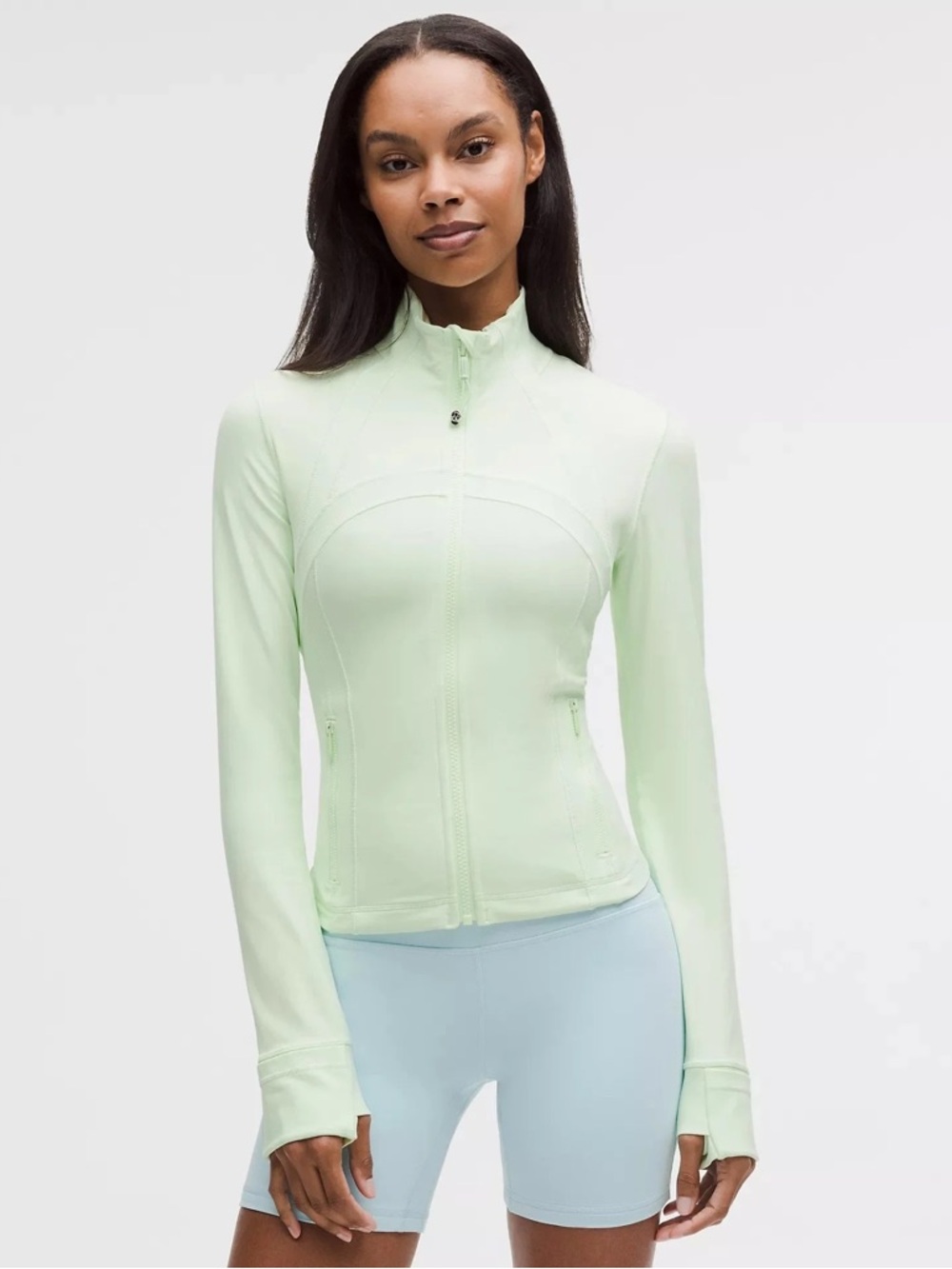Lululemon Matcha Magic Cropped Define Jacket 💚🩵🤍
